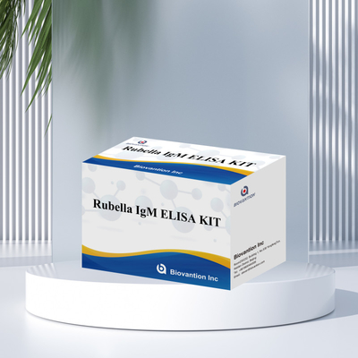 Kit de prueba Elisa para la rubéola Herramienta de detección de IgM para los anticuerpos IgG de la rubéola en uso humano