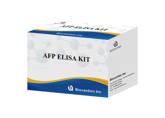 AFP Kit de prueba de alfa-fetoproteína Elisa Productos vinculados a las enzimas Tiempo de transporte corto