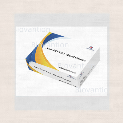 VIH 1/2 Prueba rápida de oro coloidal Solución de prueba conveniente y precisa para obtener resultados rápidos