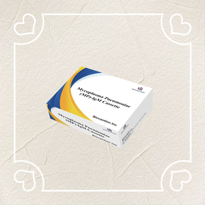 Prueba rápida de MP-IgM rápida y precisa para el micoplasma pneumoniae oro coloidal para profesionales médicos