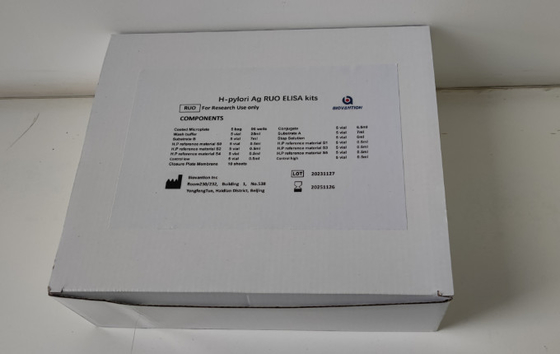 Kit de pruebas Elisa de alta precisión de H. pylori IgG para laboratorio o hospital