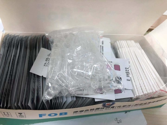 Determinación cuantitativa de sangre oculta fecal FOB Kit de análisis de sangre oculta fecal Pruebas médicas 2-30C