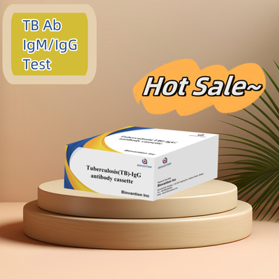 Prueba rápida de oro coloidal de alta sensibilidad para la detección de anticuerpos TB-IgG en suero o plasma