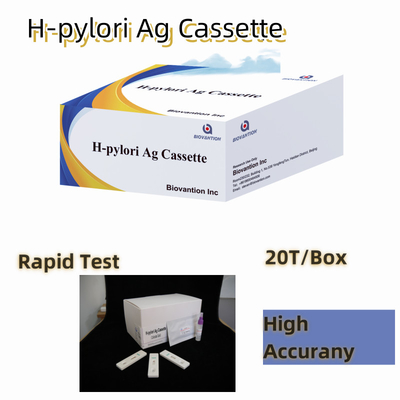 Anticorpos contra H. pylori Kit de prueba rápida con tiras Kit de diagnóstico para la detección de la infección por Helicobacter pylori