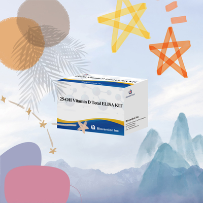 Kit de prueba Elisa 25-OH Vitamina D Sensible para la medición cuantitativa de los niveles de 25-hidroxivitamina D en suero o plasma