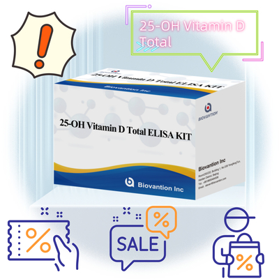 Kit de prueba Elisa 25-OH Vitamina D Sensible para la medición cuantitativa de los niveles de 25-hidroxivitamina D en suero o plasma