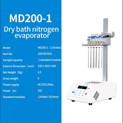 Equipo de laboratorio médico innovador y avanzado Evaporador de nitrógeno seco para laboratorios