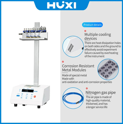 Evaporador de nitrógeno seco profesional para laboratorios Equipos de laboratorio médico para resultados precisos y precisos