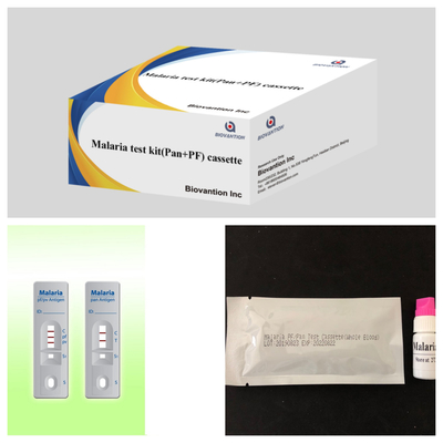 Prueba rápida de oro coloidal Malaria Pan PF Solución rápida y precisa