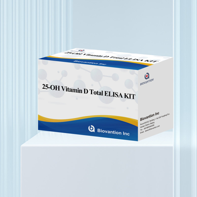 Kit de pruebas de ELISA de 25-OH vitamina D Alta sensibilidad y especificidad para la detección precisa de los niveles de vitamina D en el suero humano