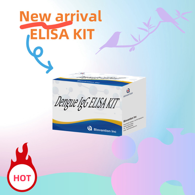 Kit ELISA IgG 96 para el dengue Pruebas de sensibilidad del plasma del suero humano >99%