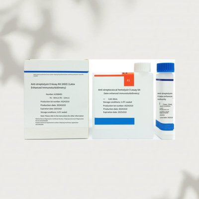Kit de ensayo ASO de antiestreptolisina O reactivo sensible y preciso para medición precisa de los analitos