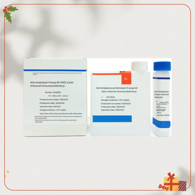 Reagente ASO de alta sensibilidad con 96 pruebas utilizando el método inmunoturbidimetrico de látex para un diagnóstico preciso