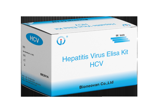Kit de prueba Elisa para anticuerpos de laboratorio o hospitalarios contra el virus de la hepatitis C