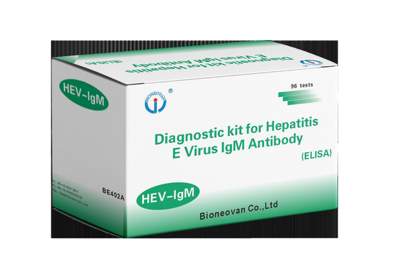 Kit de ELISA de alta precisión de laboratorio o hospital para anticuerpos IgM contra el virus de la hepatitis A y E