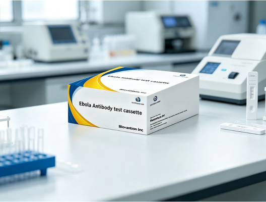 Kit de prueba rápida del virus del Ébola con alta sensibilidad y método de oro coloidal para resultados de 15 minutos