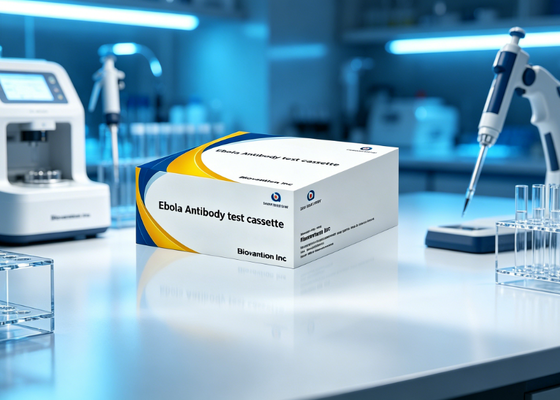 Las tiras de prueba rápidas de antígeno del virus del Ébola, rápidas, precisas, rentables y personalizables, no operables por máquina con el método del oro coloidal